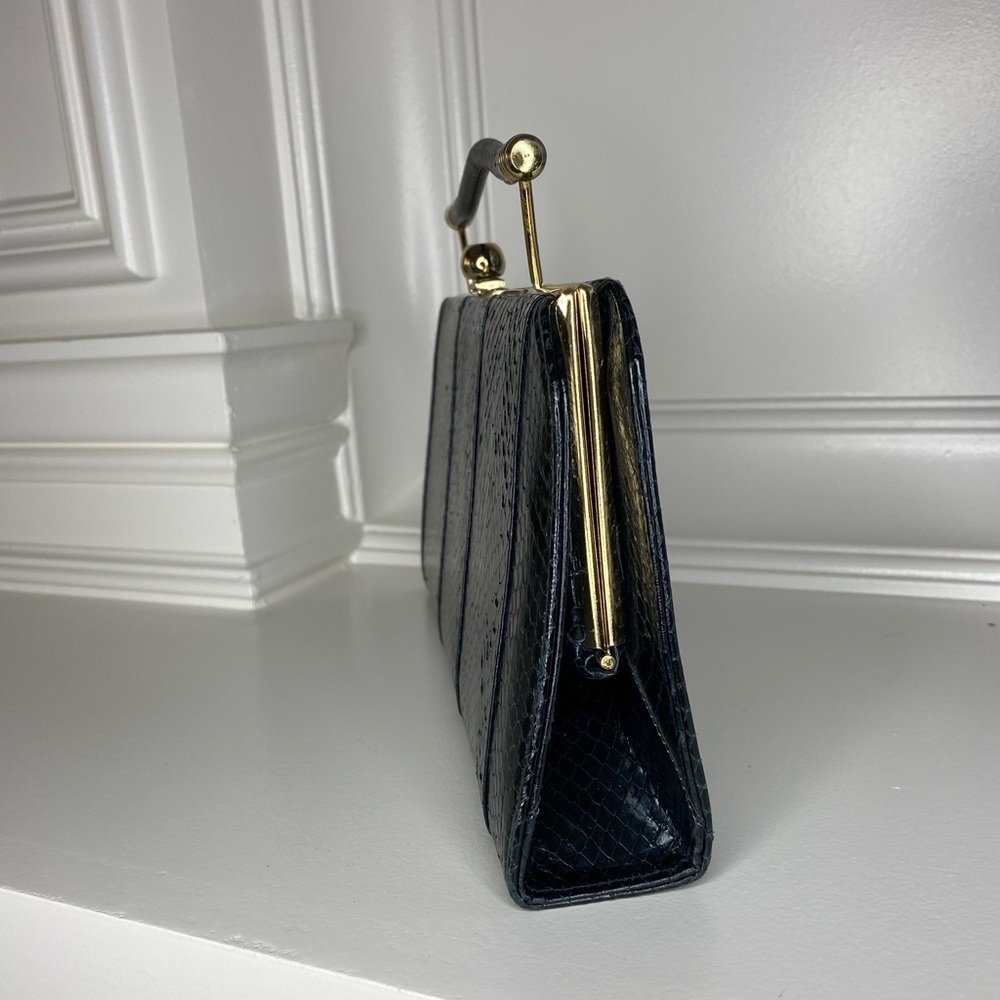Vintage Snake Skin Versatile Clutch or Handbag - Picture 5 of 16